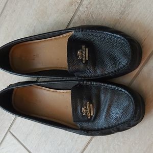 Coach leather loafers